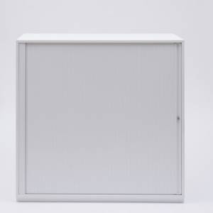 Rolladenschränke Kunststoff grau Schrank Büro Identi eco Rollladenschrank