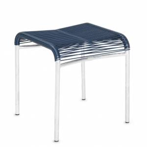 dunkel blau Hocker Embru Altorfer Hocker 1143