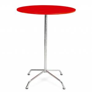 Büro Stehtisch rot Stehtische Bistrotisch Embru, Haefeli Gartenstehtisch rund