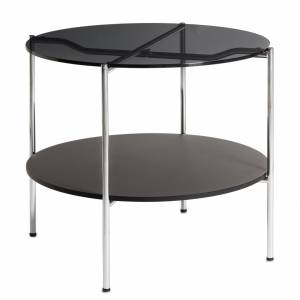 Design Beistelltisch Glas rund Beistelltische Embru, Moser Salontisch Modell 1752