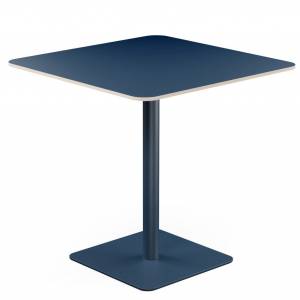 Designer Beistelltisch blau Beistelltische Bistrotisch Cafeteria Tisch Profim Revo