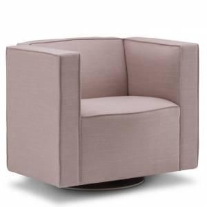 Loungesessel rosa Sessel Lounge Sitzmöbel Säulenfuss Offect Pauline