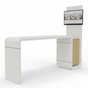 Konferenztische | Abgeschirmte Arbeits/Konferenzplätze, CEKA, crossworxs Videotechnik / Buchungssystem