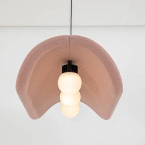 Pendelleuchte braun Pendelleuchten LED Büro akustik BuzziSpace Akustik Leuchte BuzziChip