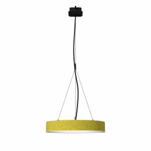 runde Pendelleuchte gelb Pendelleuchten LED Büro BuzziSpace BuzziDisk