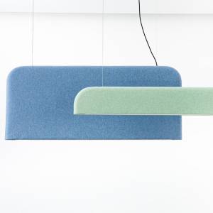 Akustik Leuchte Pendelleuchte schallabsorb Pendelleuchten Buzzispace BuzziShield Light