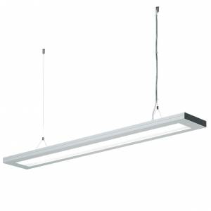 Tageslicht Deckenlampen längliche Pendelleuchten LED Büroleuchte, Waldmann, LAVIGO Pendelleuchte