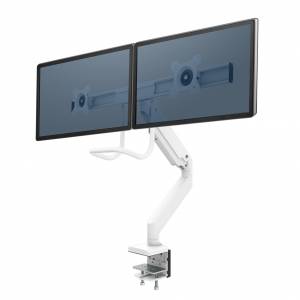 Monitorhalter Tischhalterungen Monitorhalterungen Fellowes Eppa Series  Crossbar Monitorarm - weiss