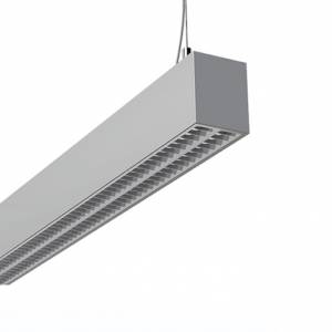 Linearsystem Pendelleuchte grau Pendelleuchten Büro Glamox Luxo FX65-P