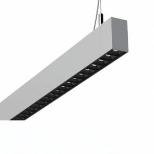 Pendelleuchte grau Pendelleuchten Linearsystem Glamox Luxo FX35-P