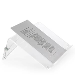 Ergonomisches Bürozubehör BakkerElkhuizen Dokumenthalter FlexDoc Cristal Clear