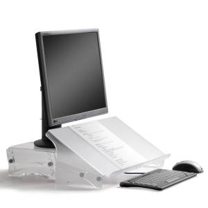 Displayständer Ergonomisches Bürozubehör BakkerElkhuizen Monitorständer Q-riser 130