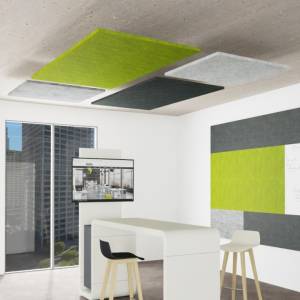 Akustiklösungen Absorber CEKA NeoTex-Deckenabsorber