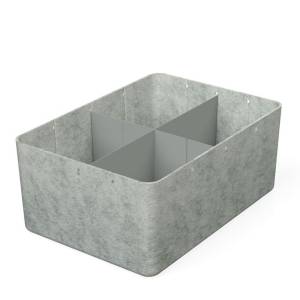 Zubehör Ablagelösung Innenorganisation grau Bürozubehör Büro USM Inos Box