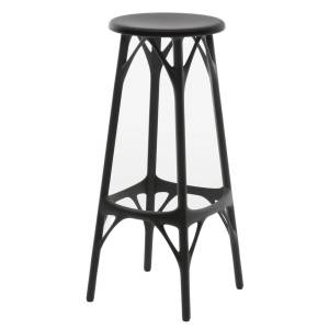 Barhocker schwarz Barstuhl Kartell A.I. Stool