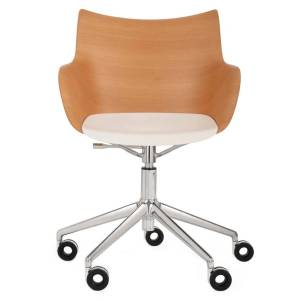 Drehsessel Drehstuhl Kartell Q/WOOD