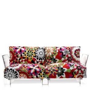 Sofa farbig Loungesofa Kartell Pop Missoni
