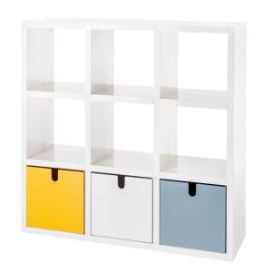 Bücherregal Regal weiss Regalsysteme Kartell Polvara