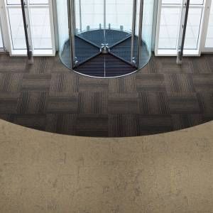 Textiler Bodenbelag Teppichfliesen Interface Barricade One