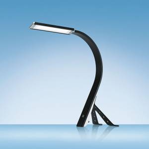 Tischlampe modern Schreibtischlampe Design LED Tischleuchte schwarz, Hansa, LED Swing