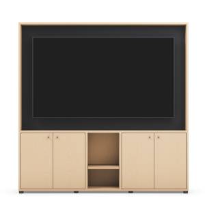 Arbeitsplatznahe Monitore Videokonferenz Konferenz Monitor Sedus se:matrix Monitormodul