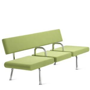 Bank grün Banksofa mit Zwischenarmlehnen Skandiform Noon