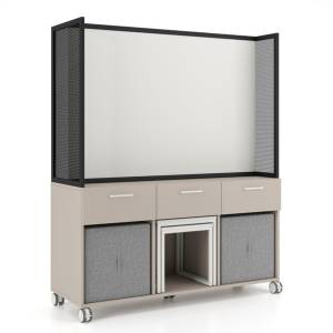 Schrank mit Rollen Büro Nowy Styl Offa Sideboard Triple Box WD