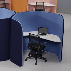 Abgeschirmte Arbeitsplätze Trennwand Arbeitsplatz akustik Casoni Private Workspace