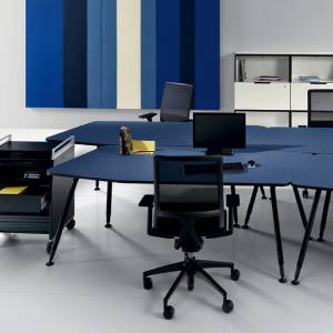 Working Landscapes Schreibtische Büro Schreibtisch Arbeitstisch Teamarbeit Team-Tische Blaha Office Bend