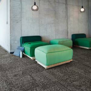 Textiler Bodenbelag Teppichfliesen Interface Open Air 405 - Neutrals