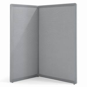 akustik Stellwand grau mobile Trennwände Büro Stellwände Steelcase B-Free Screen