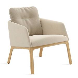 Loungesessel Holz Sessel Lounge grau Coalesse Marien152 Lounge