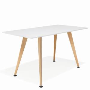 Stehtisch weiss Stehtische Holz Konferenztisch Kusch+Co Comta Hochtisch
rechteckige Tischplatte