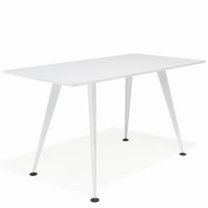 Stehtisch weiss Stehtische Holz Konferenztisch Kusch+Co Comta Stehtisch rechteckig mit Metallfüßen