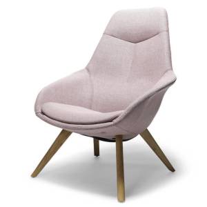 Loungesessel rosa Lounge Sessel Wilkhahn Yonda Lounge