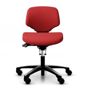 Büro Drehstuhl rot Drehstühle ESD Kassenstuhl Flokk RH Activ 200 - 202