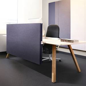 Akustik Trennwand Büro Trennwände Akustik-Paneelsystem acousticpearls Acoustic room divider desktop connect