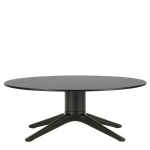 Designer Beistelltisch rund Beistelltische schwarz Holz Vitra Abalon Table