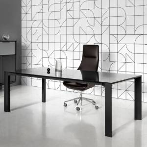 Konferenztische schwarz Konferenztisch Büro BALMA IN
