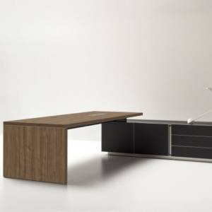 Bürotisch Holz Sideboard BALMA, OSTIN