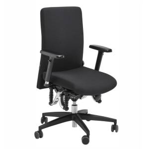 Ergonomischer Bürostuhl schwarz Schreibtischstuhl ergonomisch Drehstuhl Büro Drehstühle Haider BIOSWING 350/360 iQ