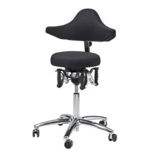 Ergonomischer Bürostuhl schwarz Schreibtischstuhl ergonomisch Drehstuhl Haider Bioswing, BIOSWING Boogie switch