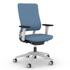viasit Bürostuhl ergonomischer Bürodrehstuhl exklusiv, Büro Drehstuhl blau Drehstühle viasit, drumback