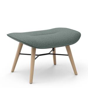Polsterhocker Holz Holcker grün Brunner ray soft lounge