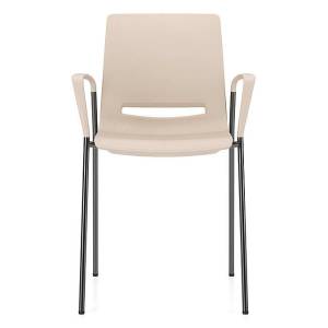Besucherstuhl beige Besucherstühle Cafeteria Stuhl stapelbar Konferenzstuhl Kusch+Co V-Care
ausgezeichnet mit German Design Award