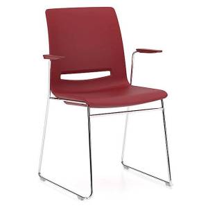 Besucherstuhl rot Besucherstühle Cafeteria Stuhl stapelbar Konferenzstuhl Kuffenstuhl Kusch+Co V-Care
ausgezeichnet mit Reddot 
ausgezeichnet mit German Design Award