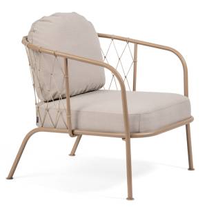 Loungesessel grau Sessel Lounge Materia Yarn