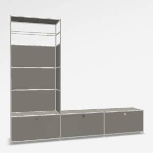 modular Schrank System4 Garderobe mit Stauraum für Schuhe und Taschen