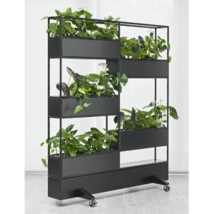 mobile Trennwände mit Pflanzkasten Bosse Modul space mobile Plant
