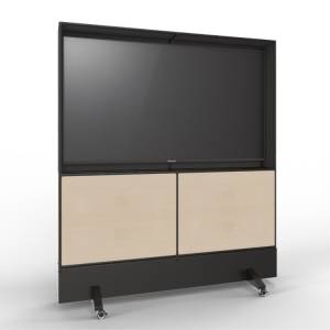 Moderationstafel Medienwand Flachbildschirm Bosse Modul space mobile Screen